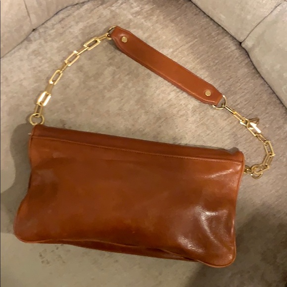 Tory Burch Reva Leather Shoulder Clutch - Picture 3 of 3